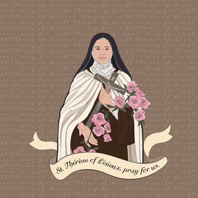 St. Thérèse of Lisieux 8" Hanging Sign-7