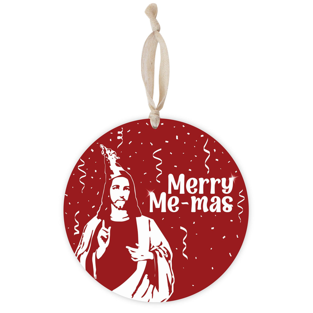 Merry Me-Mas 8 inch Ornament