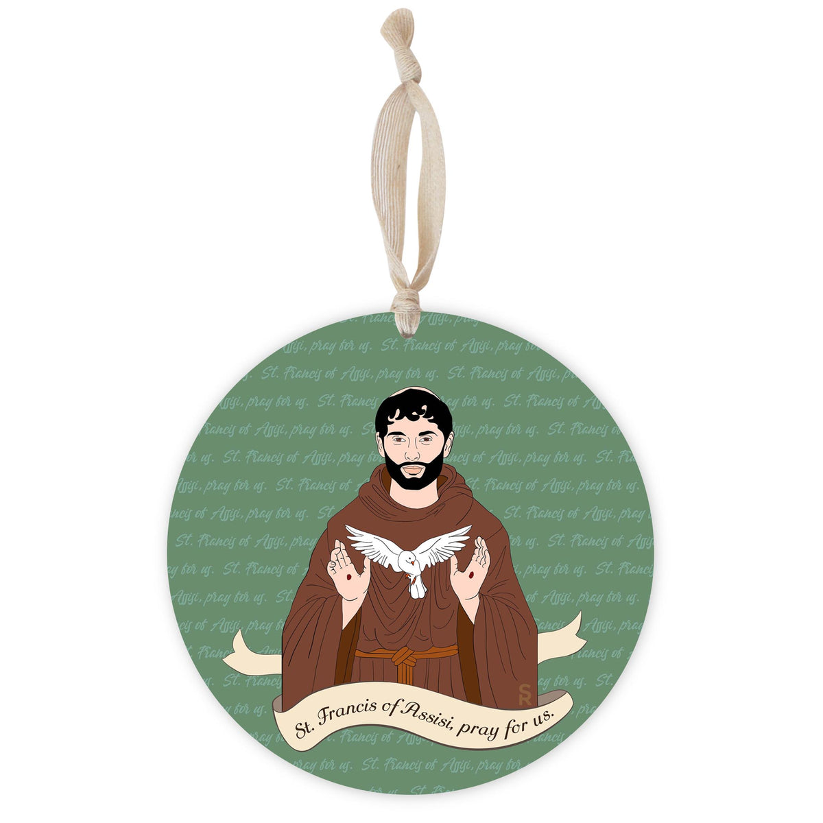 St. Francis of Assisi 8 inch Ornament