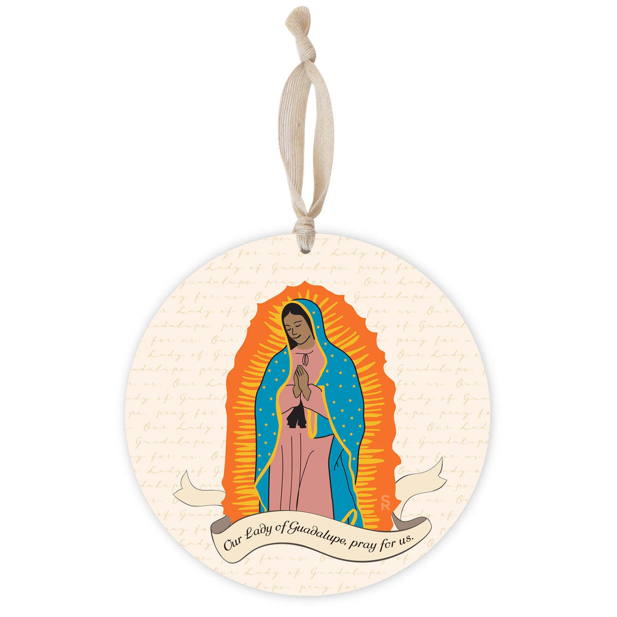 Our Lady of Guadalupe 8 inch Ornament
