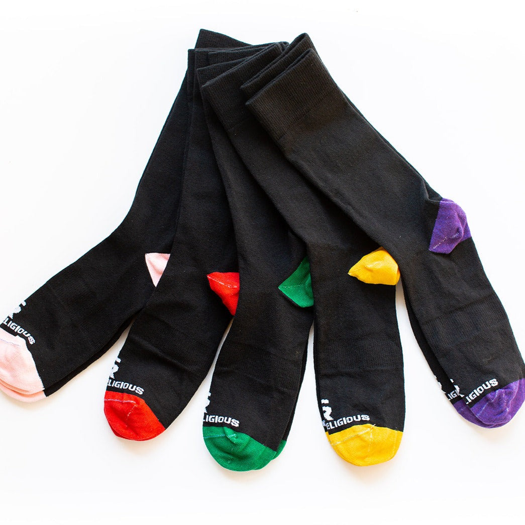 Black Dress Socks | Sock Religious | Lent Socks, Papal Socks, Pope Socks, Religious Socks, Holy Spirit