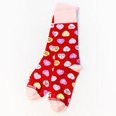Candy Hearts Adult Socks