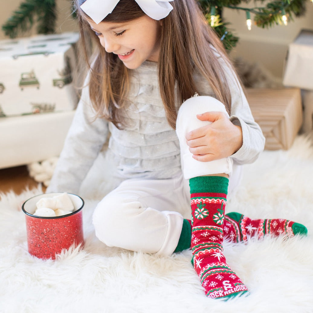 Christmas Sweater Kids Socks