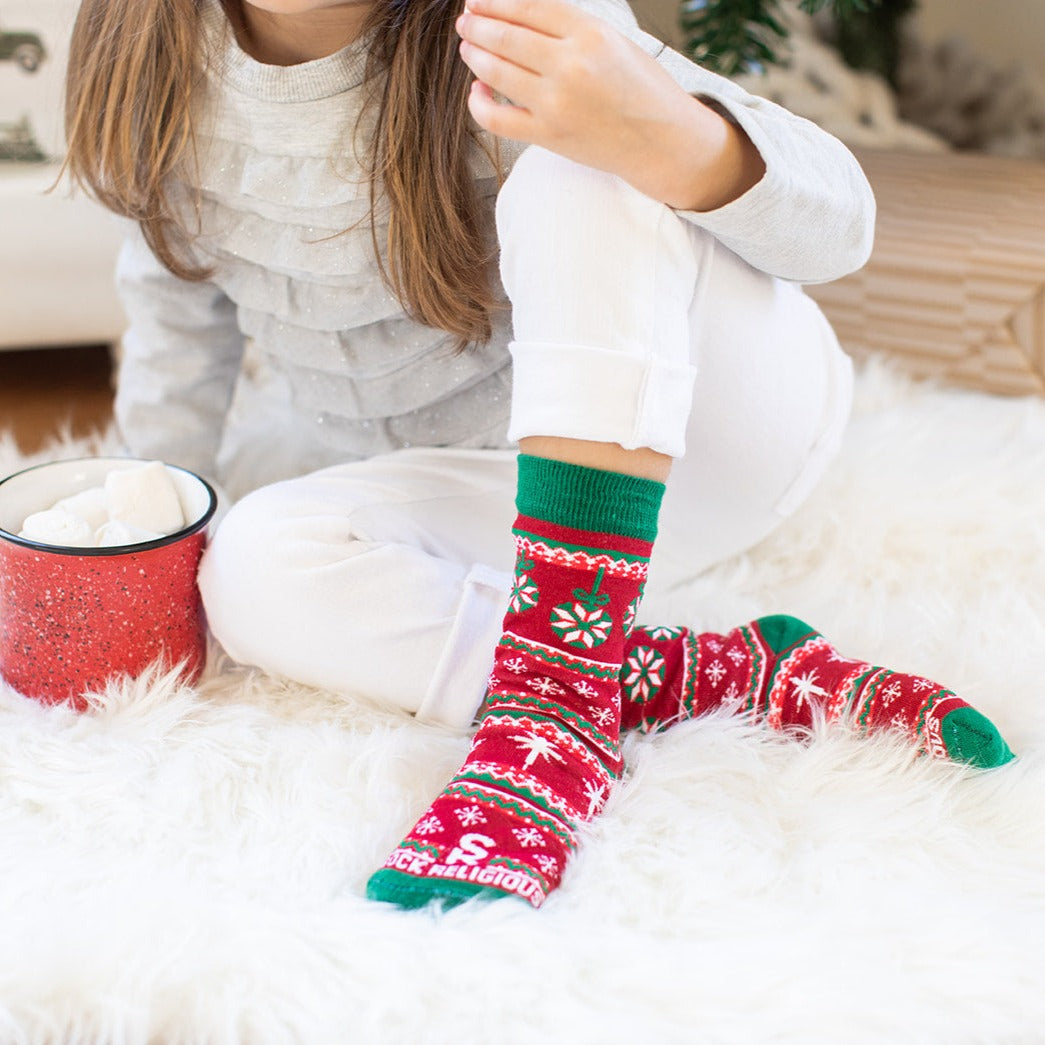 Christmas Sweater Kids Socks