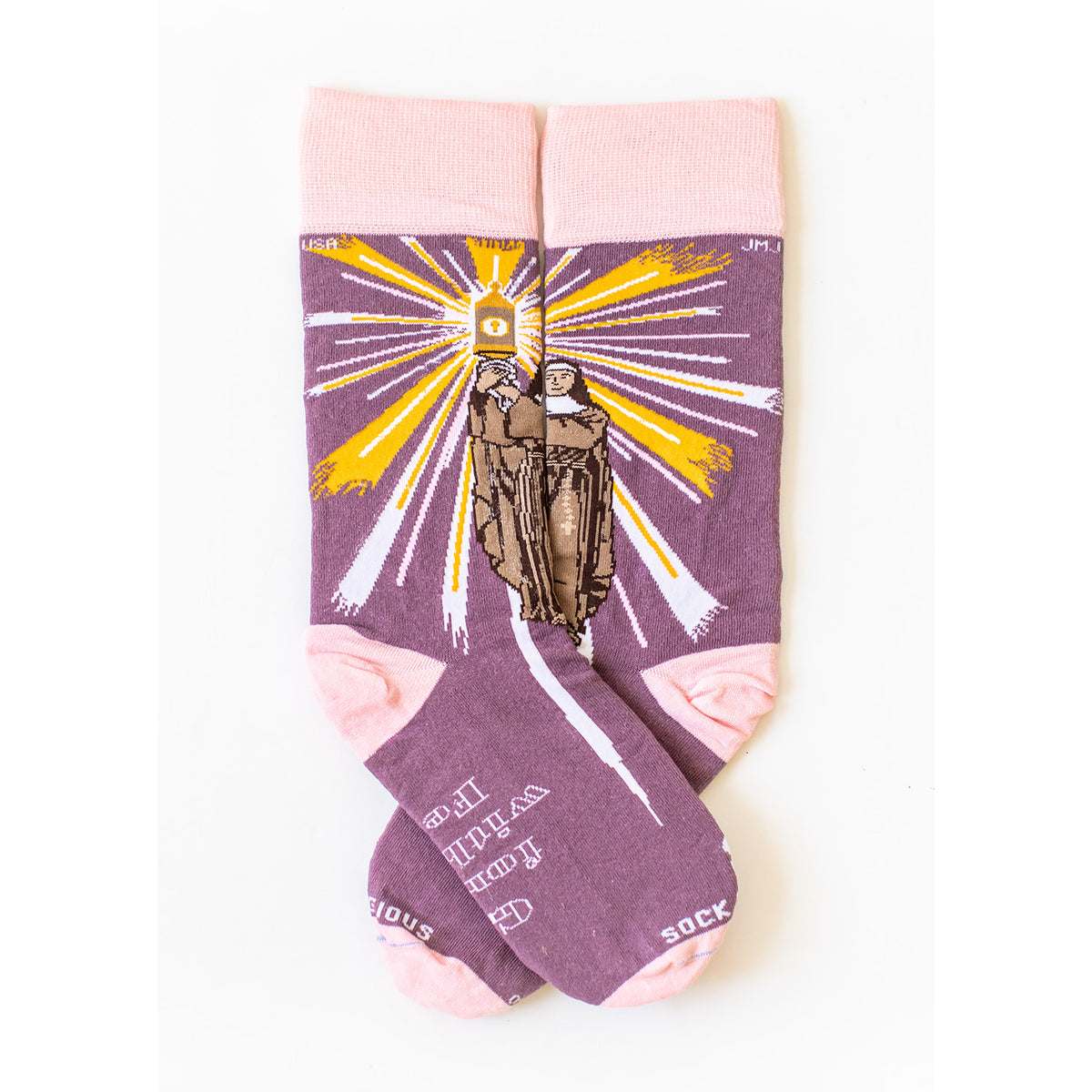 St. Clare of Assisi Adult Socks