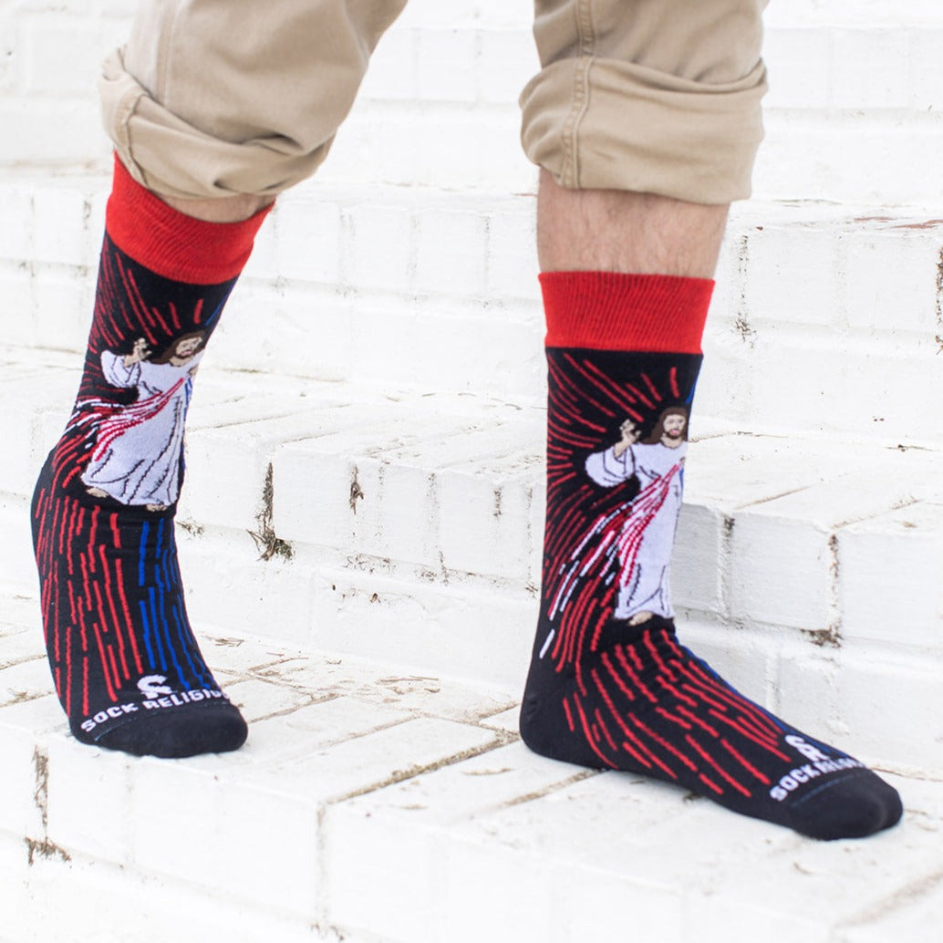 Divine Mercy Adult Socks