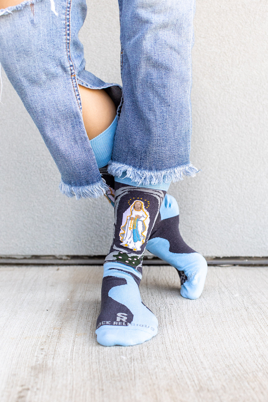 Our Lady of Lourdes Adult Socks