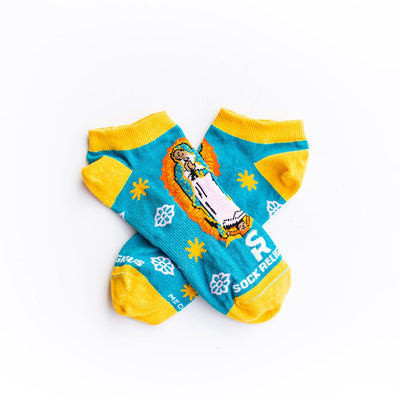 Our Lady of Guadalupe No Show Socks