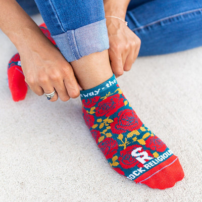 St. Thérèse of Lisieux No Show Socks