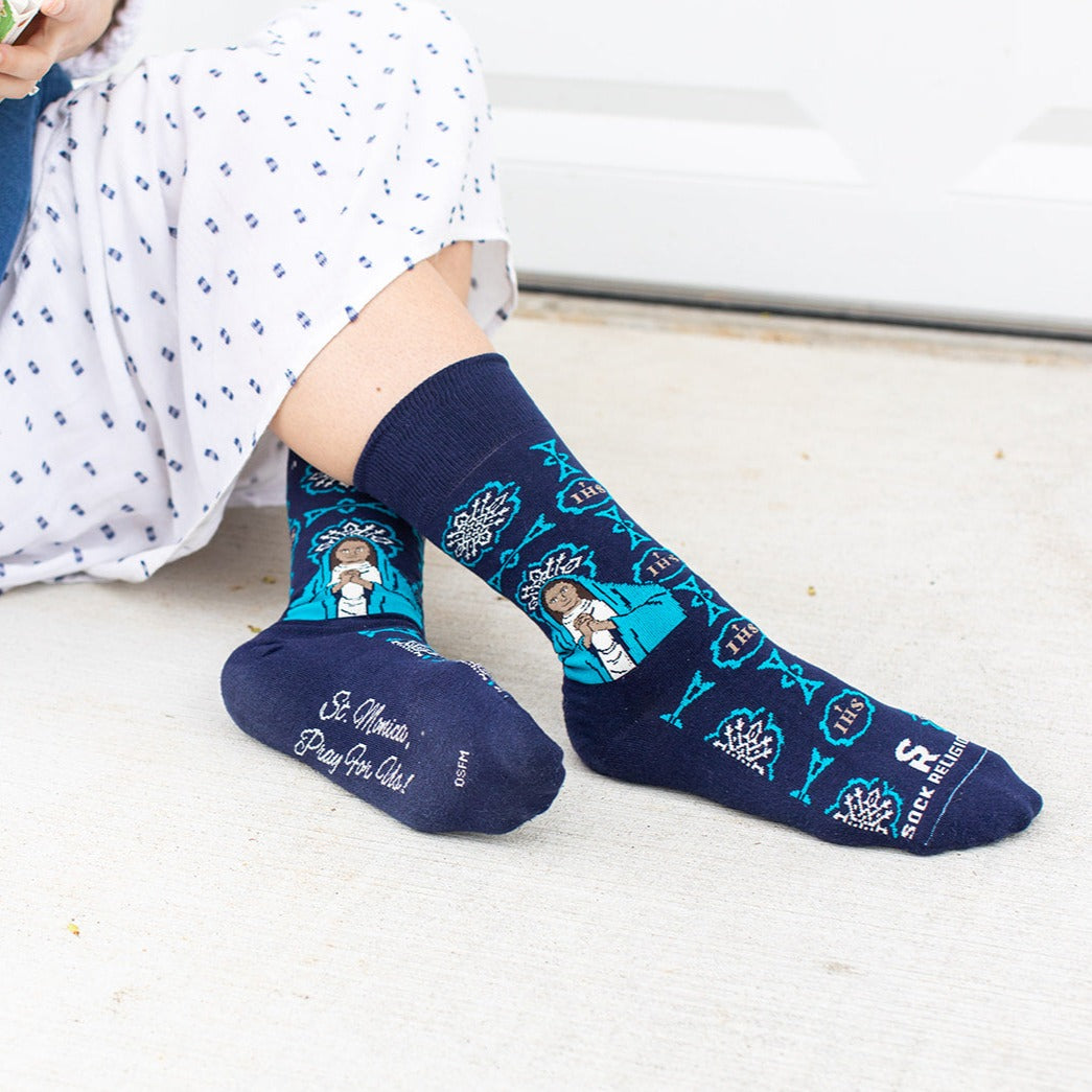 St. Monica Adult Socks