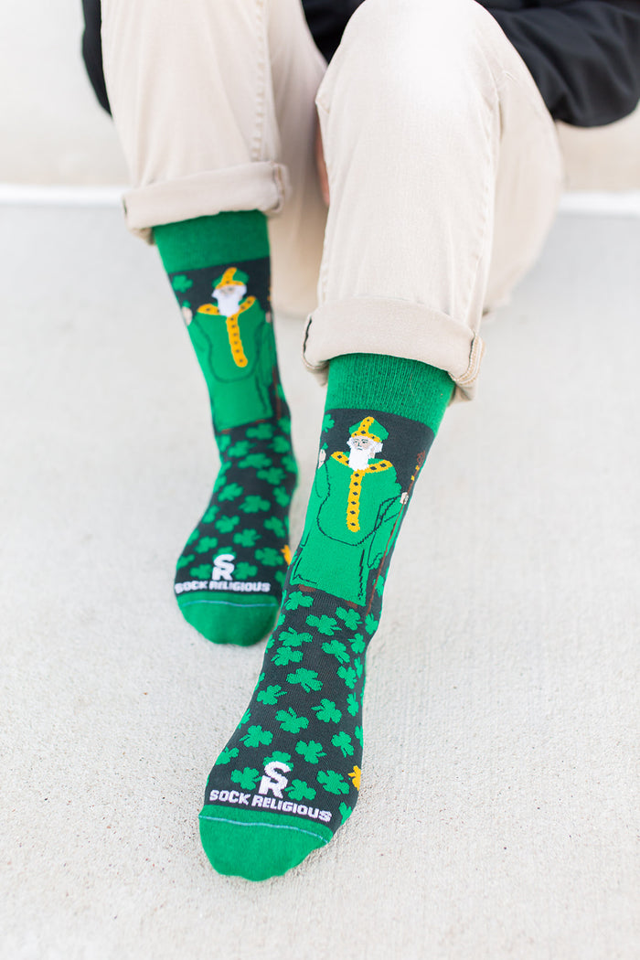 St. Patrick Socks | Sock Religious | Lent Socks , Papal Socks , Pope ...