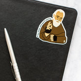 St. Padre Pio Sticker 10-pack