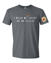 Sacred Heart on your sleeve- Sacred Heart of Jesus T-Shirt