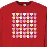 Candy Hearts Sweatshirt (Crew Neck)