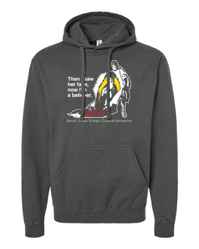 Then I Saw Her Face - St. Juan Diego Sweatshirt (Hooded)