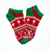 Christmas Sweater No Show Socks