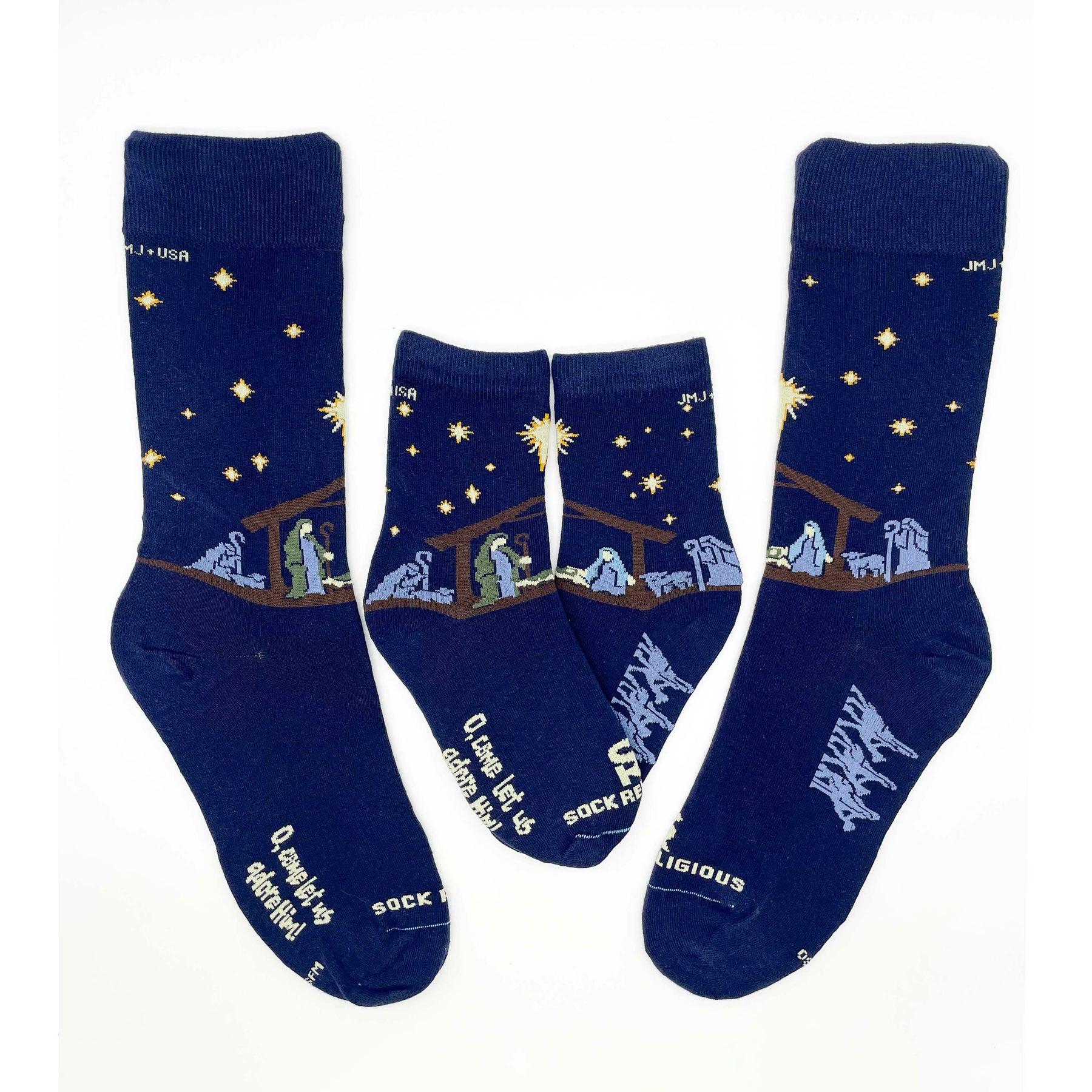 Nativity Adult Socks