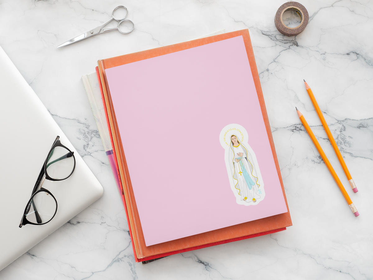 Our Lady of Lourdes Sticker 10-pack